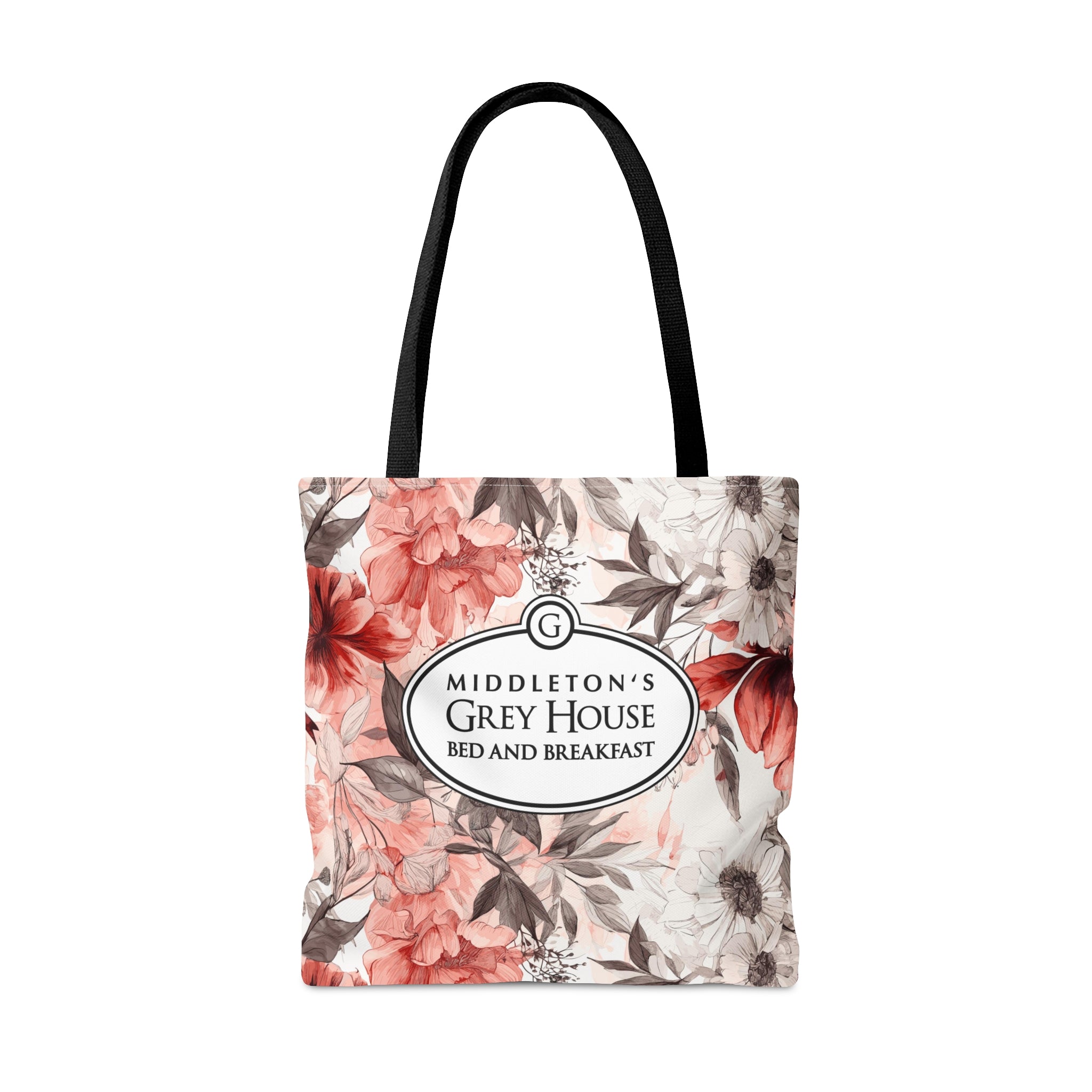Hallmark-Inspired Good Witch Grey House Bed And Breakfast Autumn Florals Tote Bag