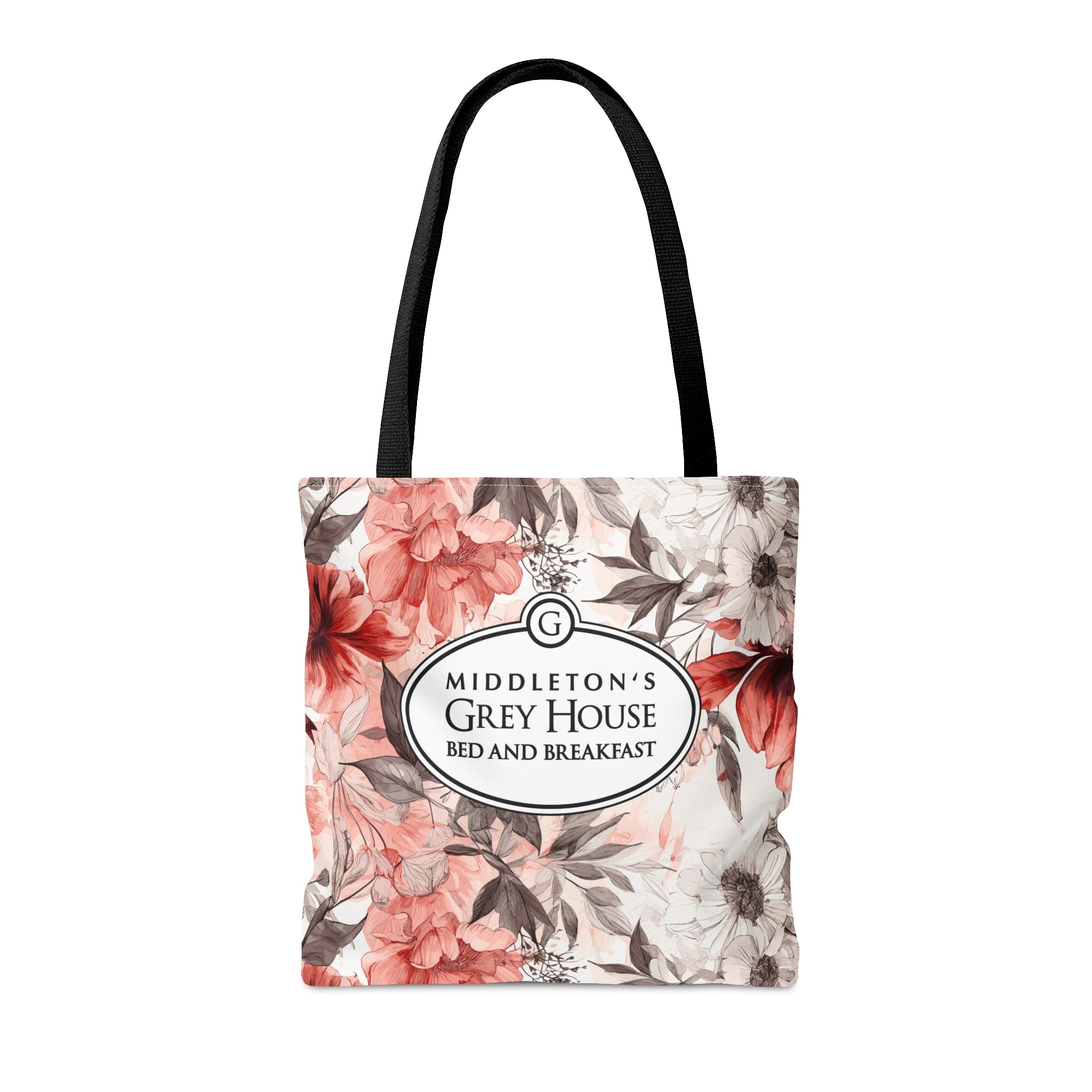 Hallmark-Inspired Good Witch Grey House Bed And Breakfast Autumn Florals Tote Bag