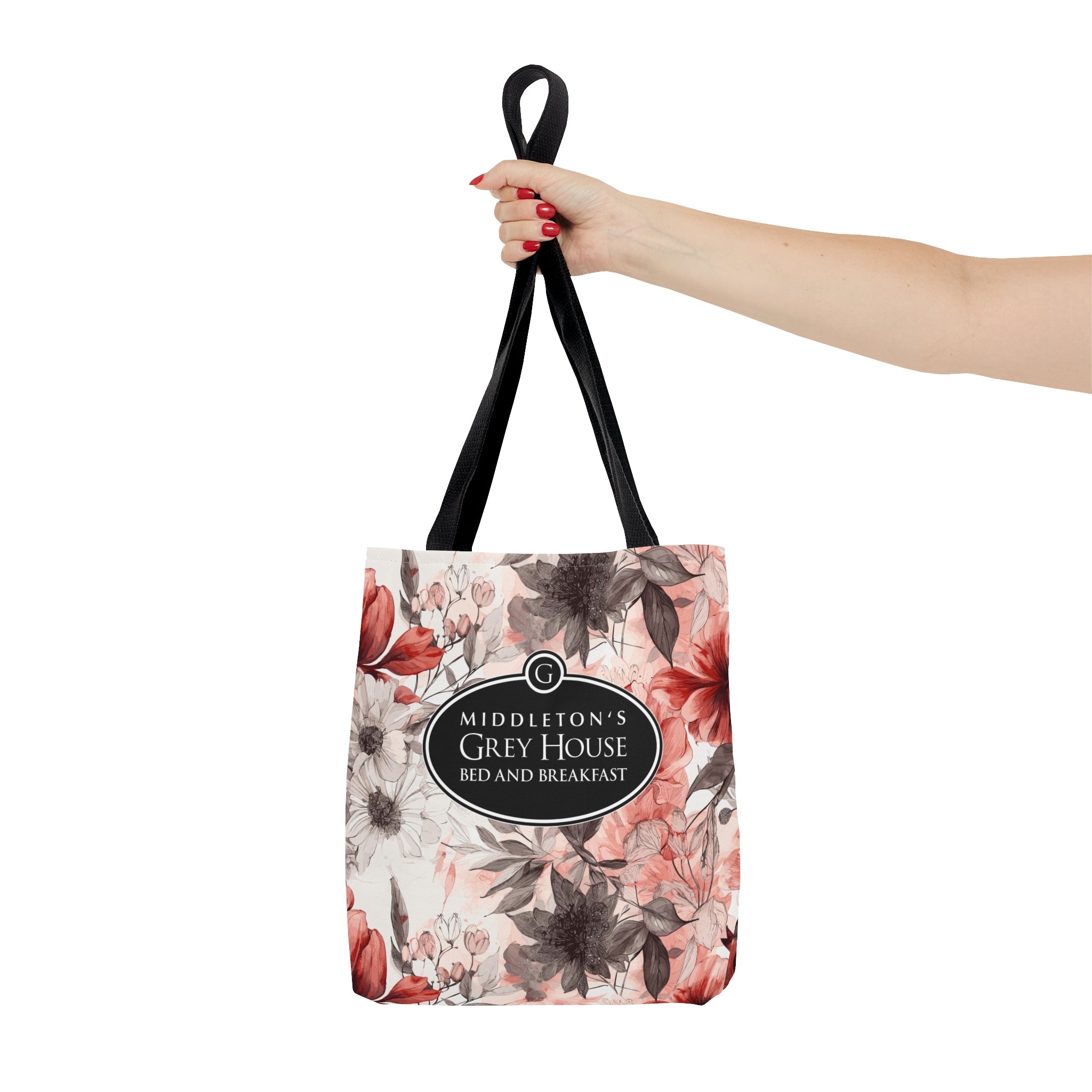 Hallmark-Inspired Good Witch Grey House Bed And Breakfast Autumn Florals Tote Bag