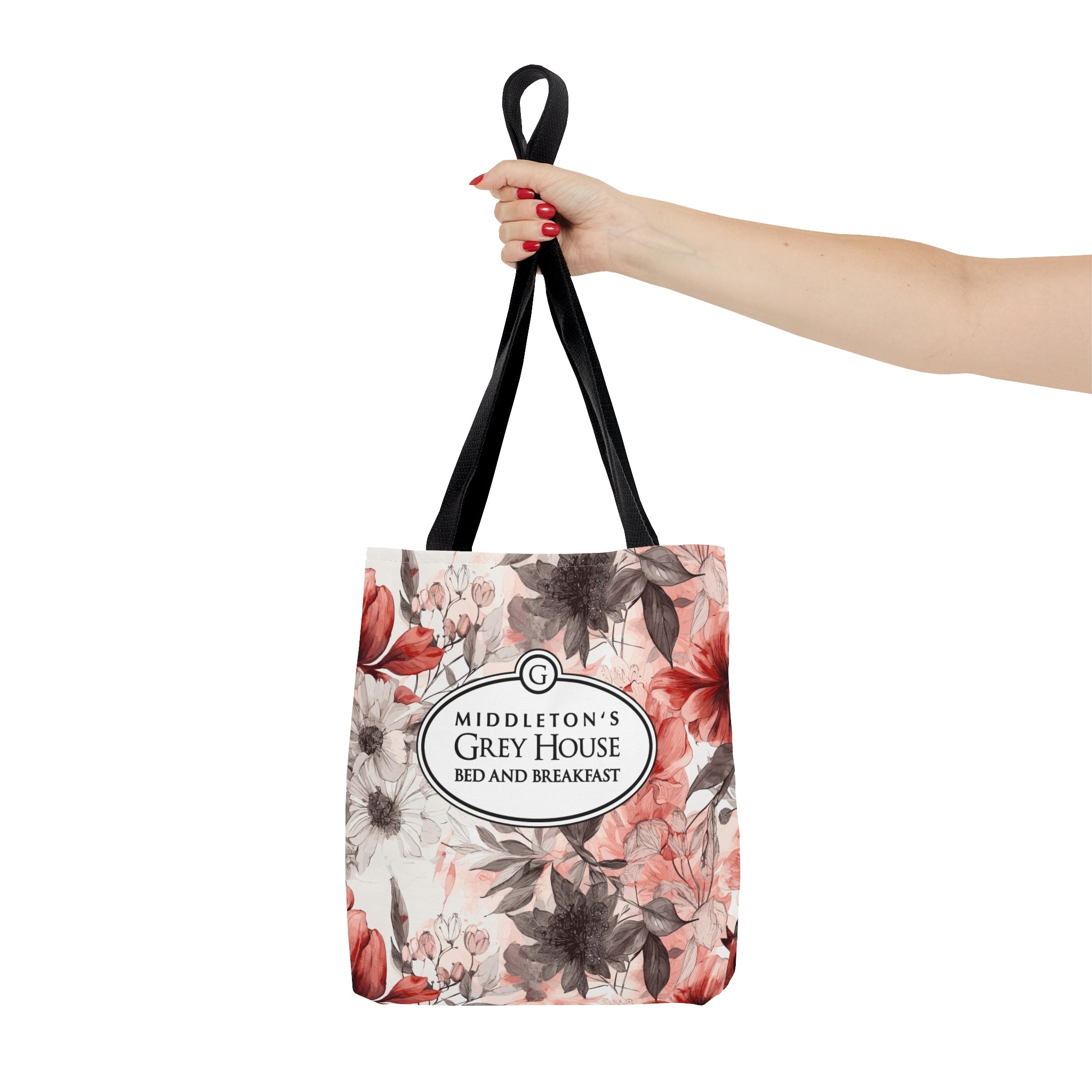 Hallmark-Inspired Good Witch Grey House Bed And Breakfast Autumn Florals Tote Bag