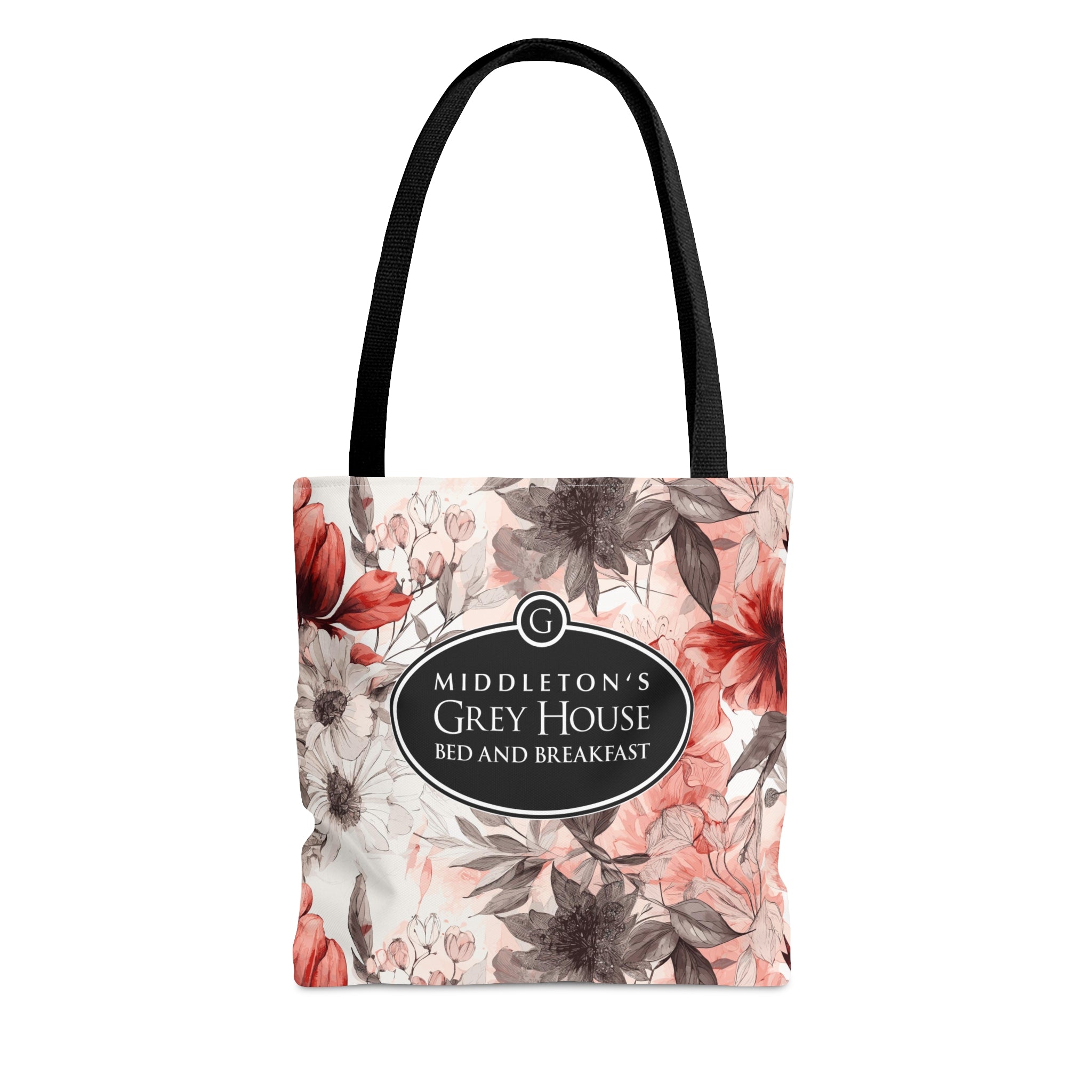 Hallmark-Inspired Good Witch Grey House Bed And Breakfast Autumn Florals Tote Bag