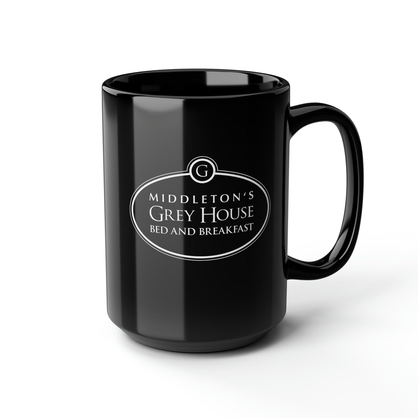 Hallmark-Inspired Good Witch Grey House Bed And Breakfast Logo Mug, 15oz