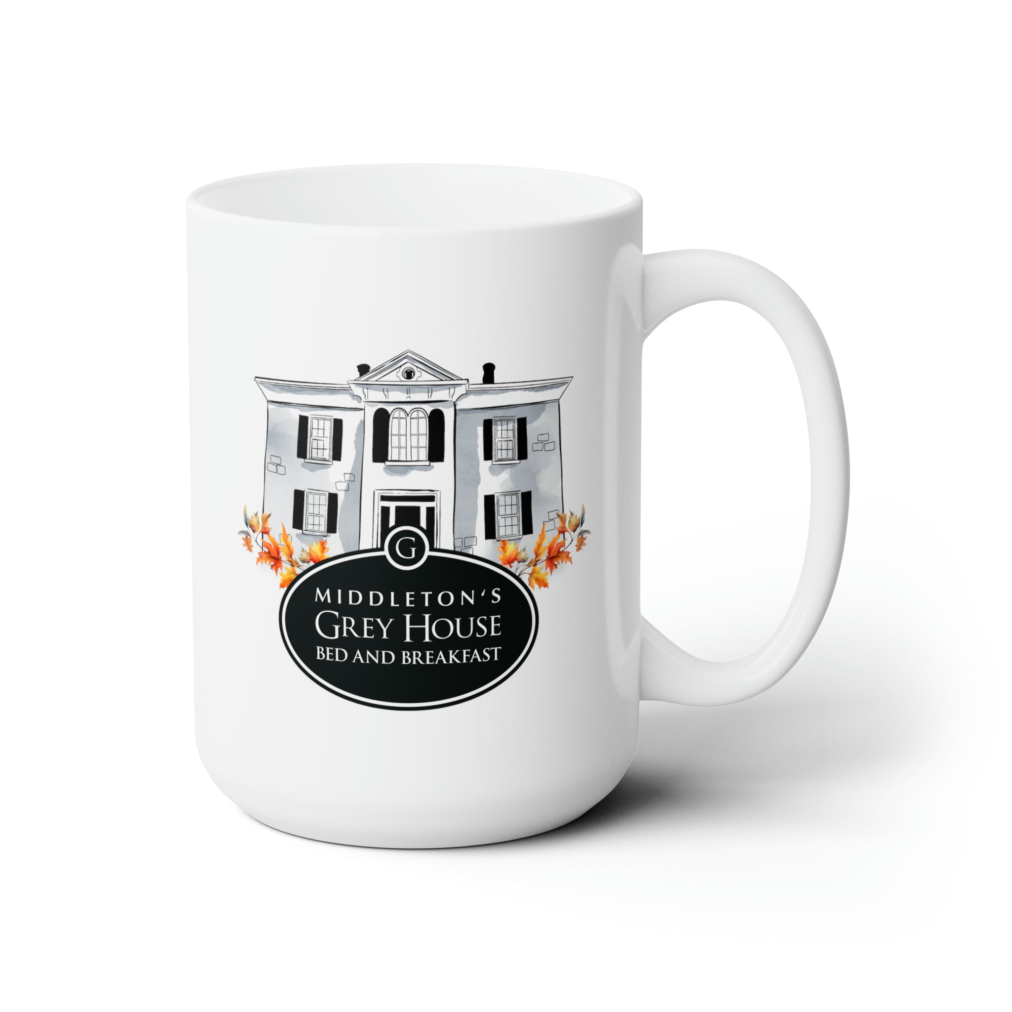 Hallmark-Inspired Good Witch Middleton's Grey House Bed And Breakfast Mug, 15oz