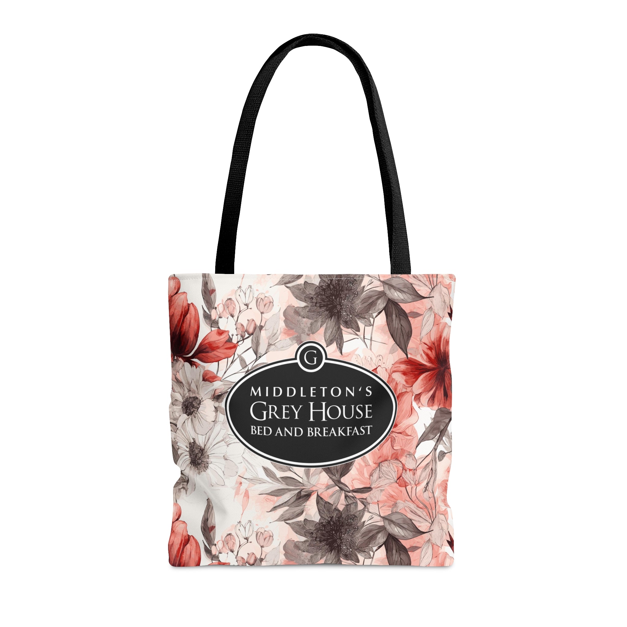Hallmark-Inspired Good Witch Grey House Bed And Breakfast Autumn Florals Tote Bag