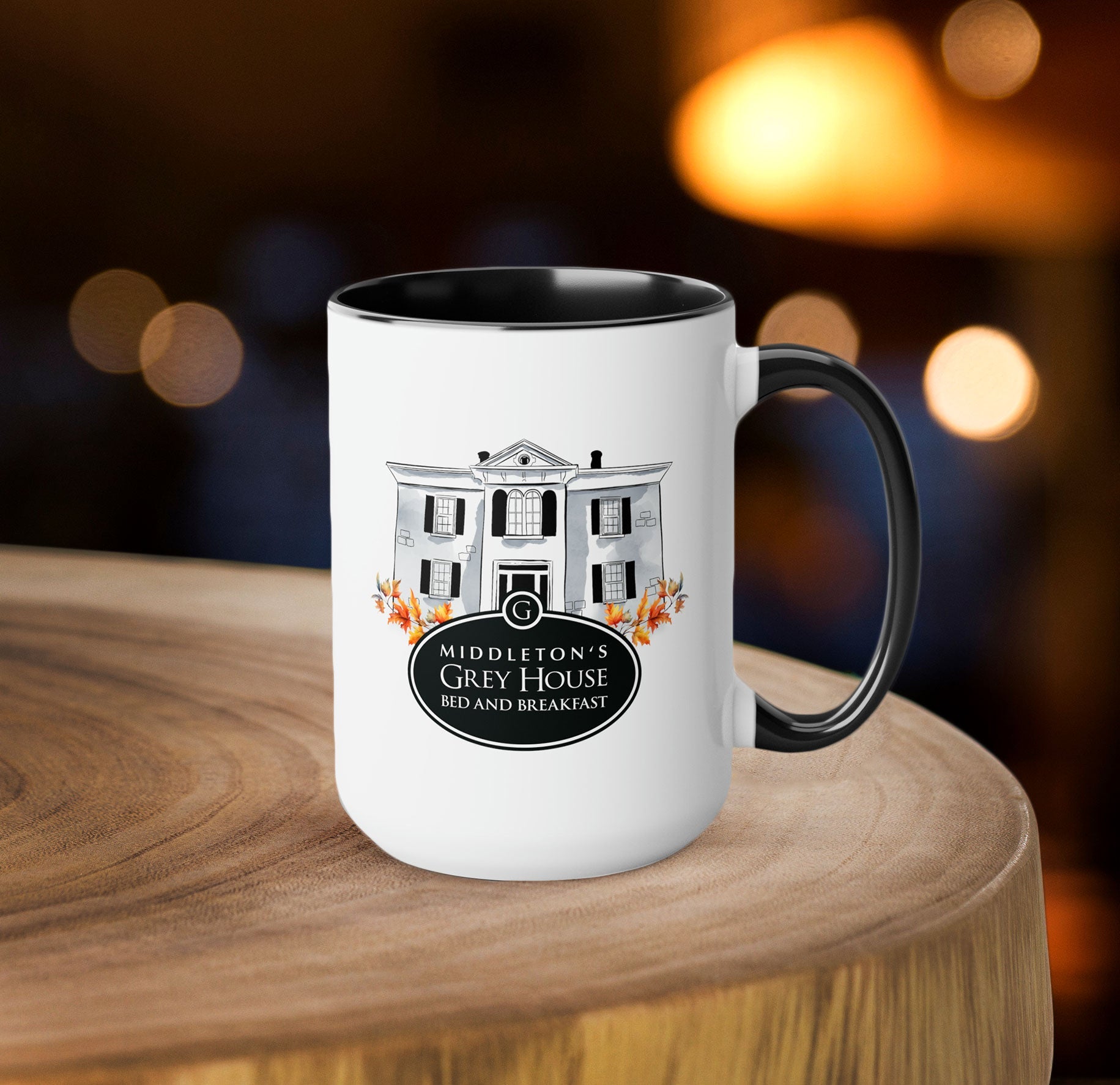 Hallmark-Inspired Good Witch Middleton's Grey House Bed And Breakfast Mug, 15oz