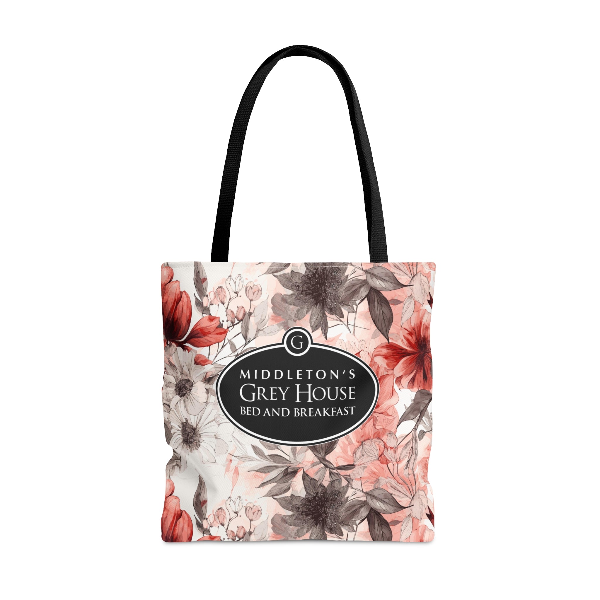 Hallmark-Inspired Good Witch Grey House Bed And Breakfast Autumn Florals Tote Bag