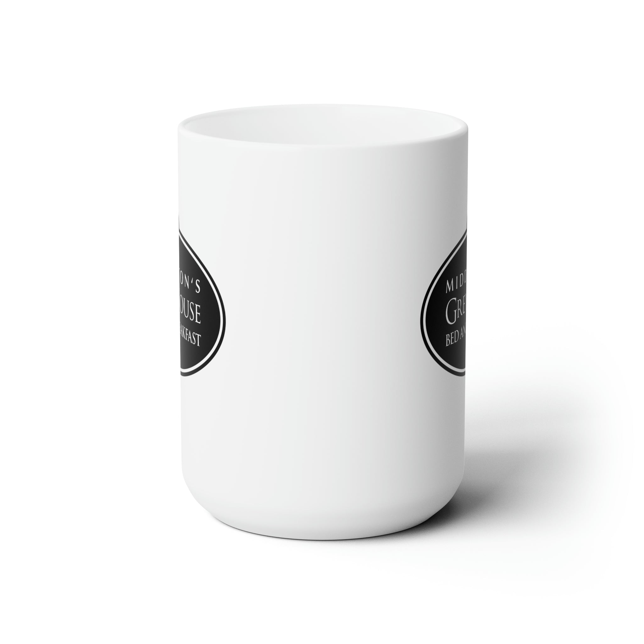 Hallmark-Inspired Good Witch Grey House Bed And Breakfast Logo Mug, 15oz