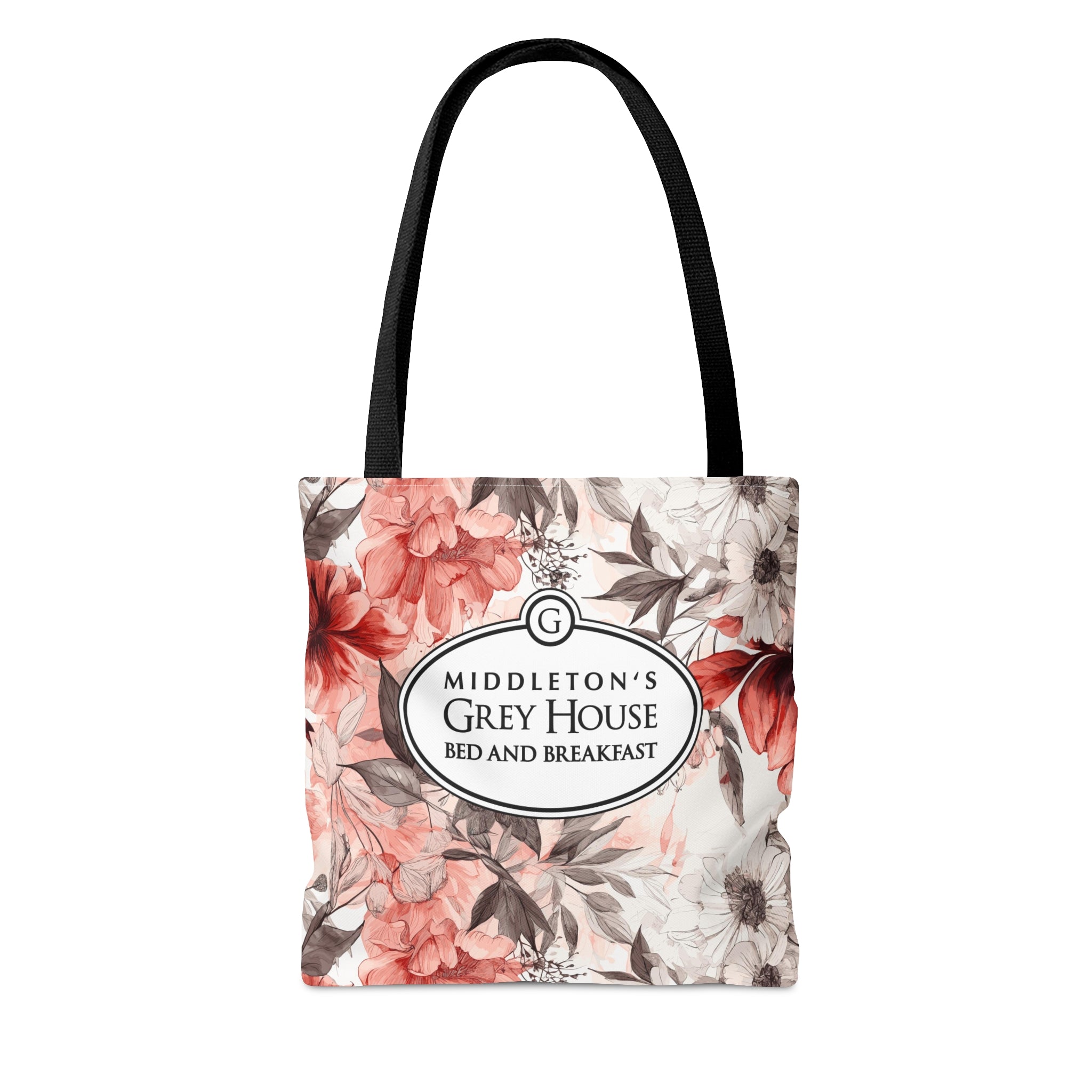 Hallmark-Inspired Good Witch Grey House Bed And Breakfast Autumn Florals Tote Bag