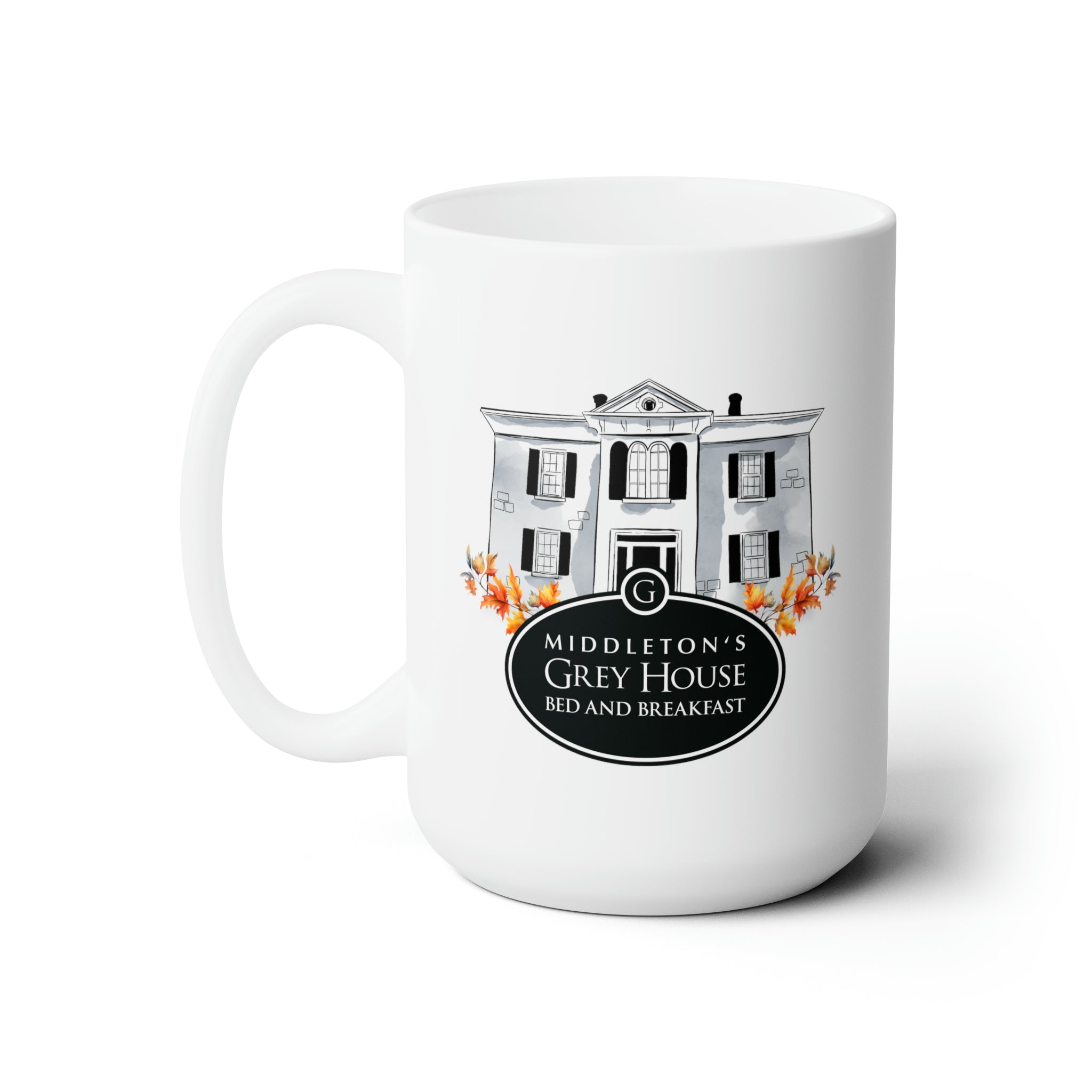 Hallmark-Inspired Good Witch Middleton's Grey House Bed And Breakfast Mug, 15oz