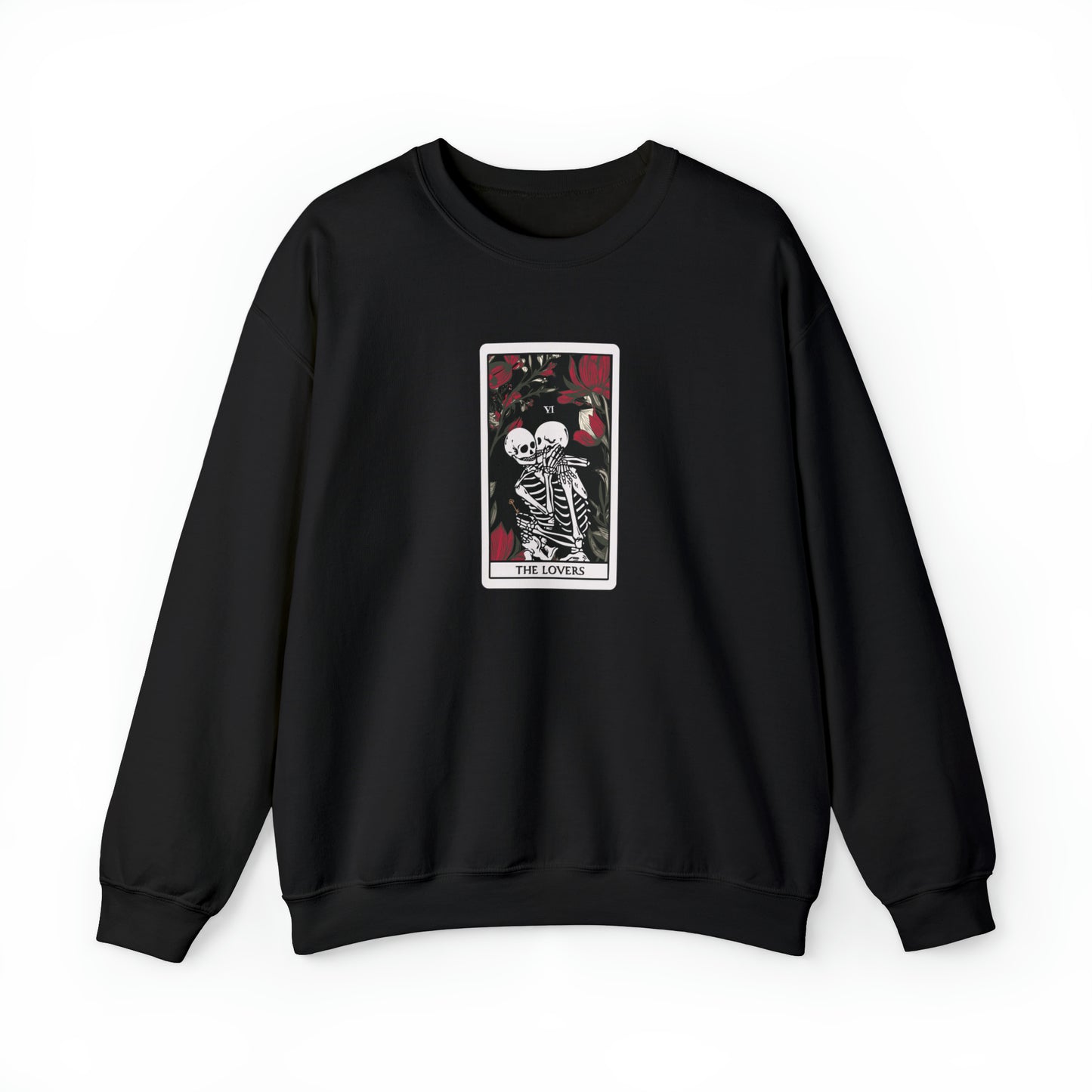 The Lovers Undead VI Tarot Card Skeleton Sweatshirt