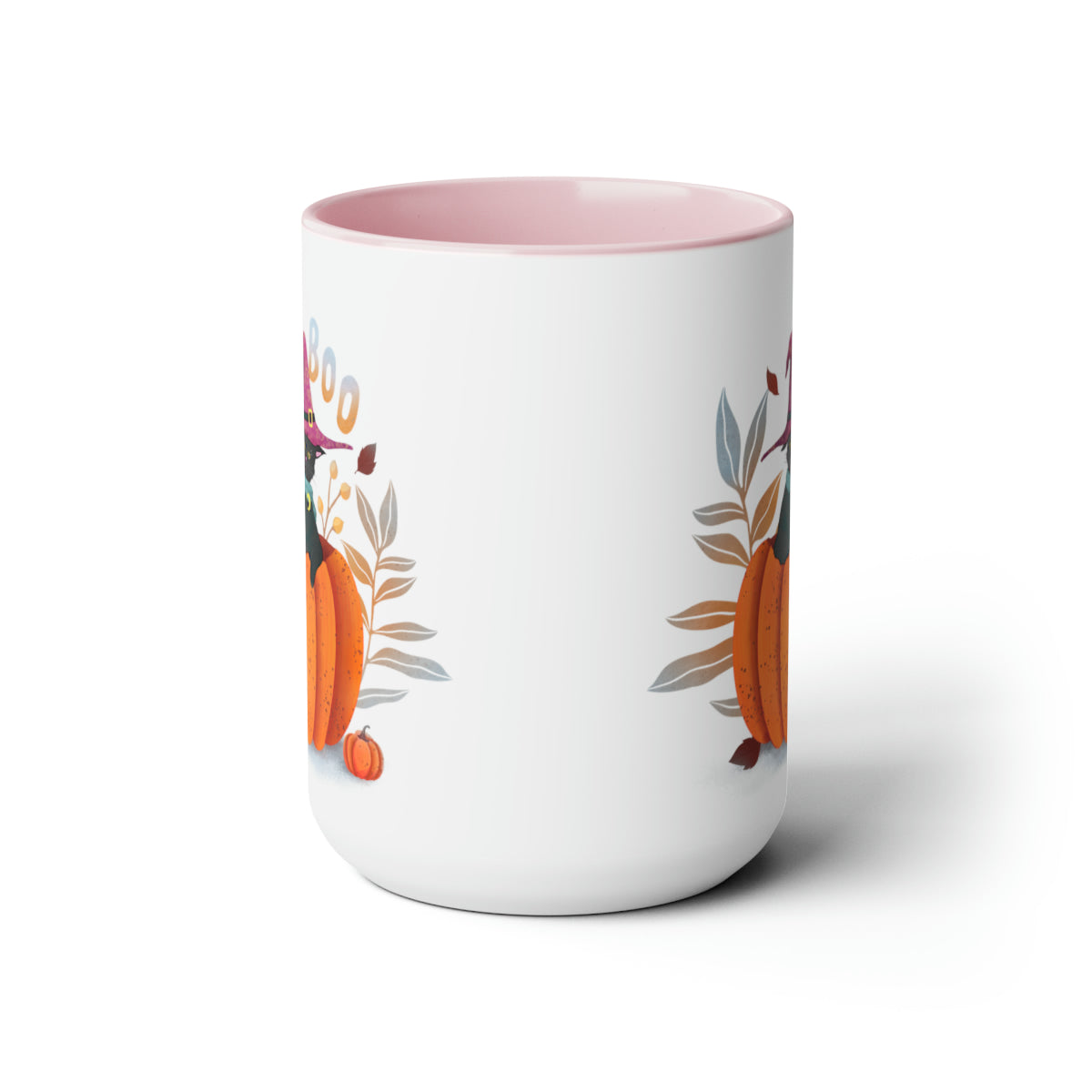 Magical Black Cat In A Pumpkin Coffee Mug