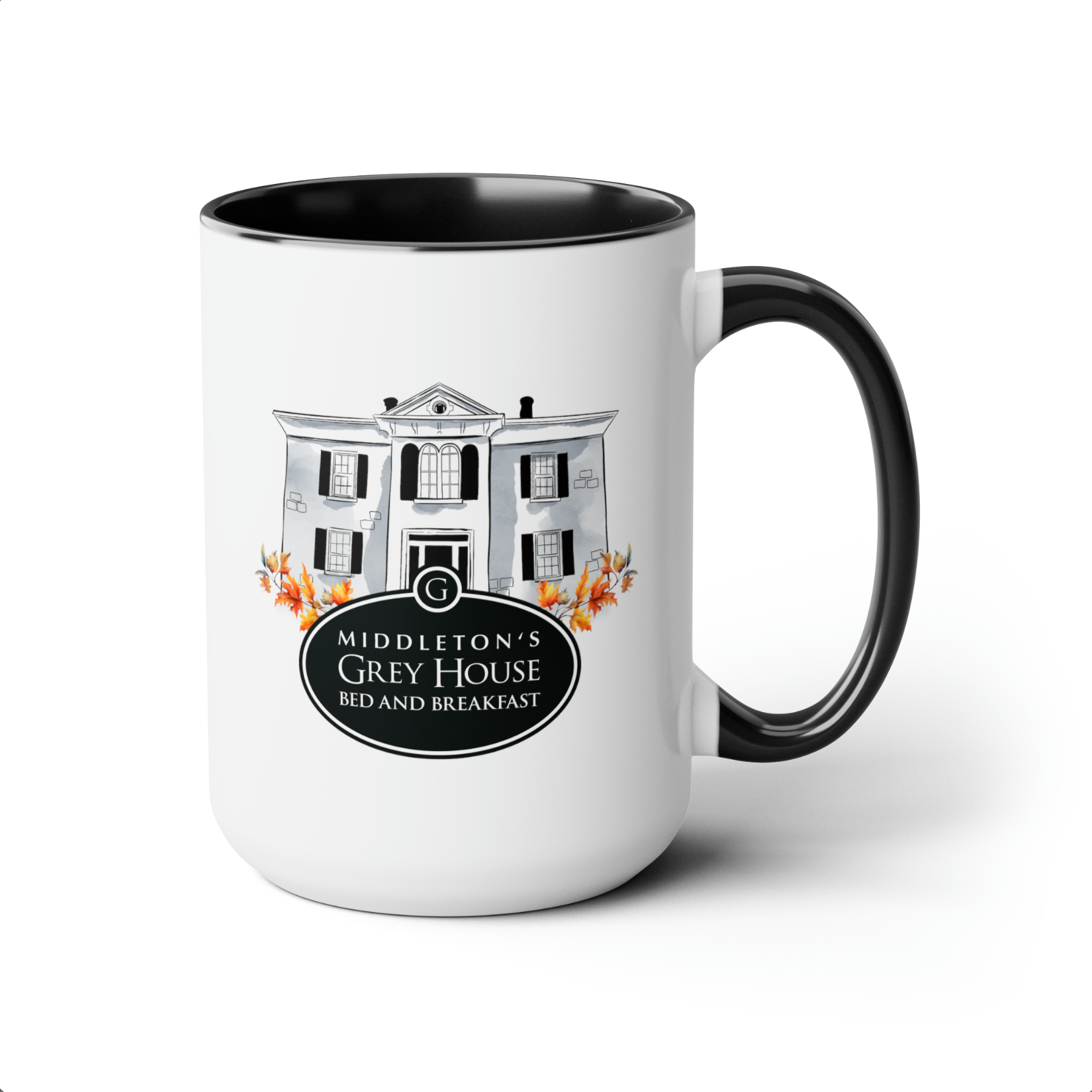 Hallmark-Inspired Good Witch Middleton's Grey House Bed And Breakfast Mug, 15oz