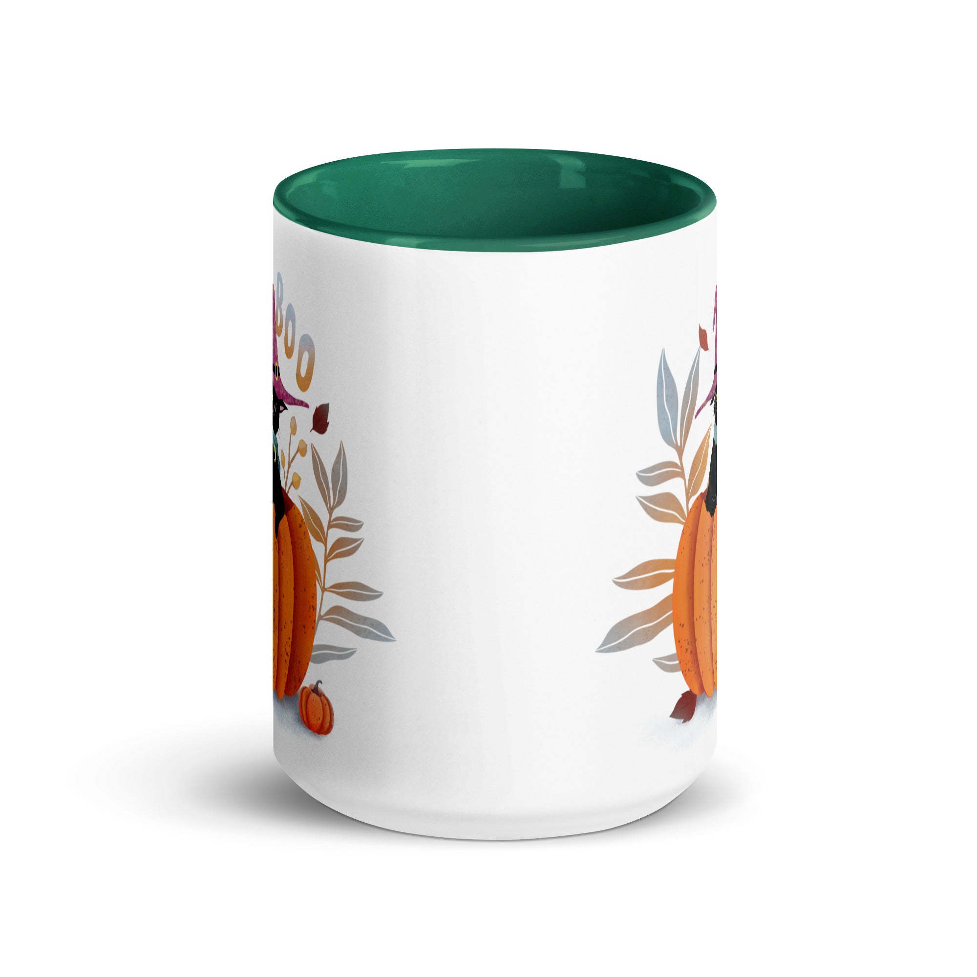 Magical Black Cat In A Pumpkin Coffee Mug