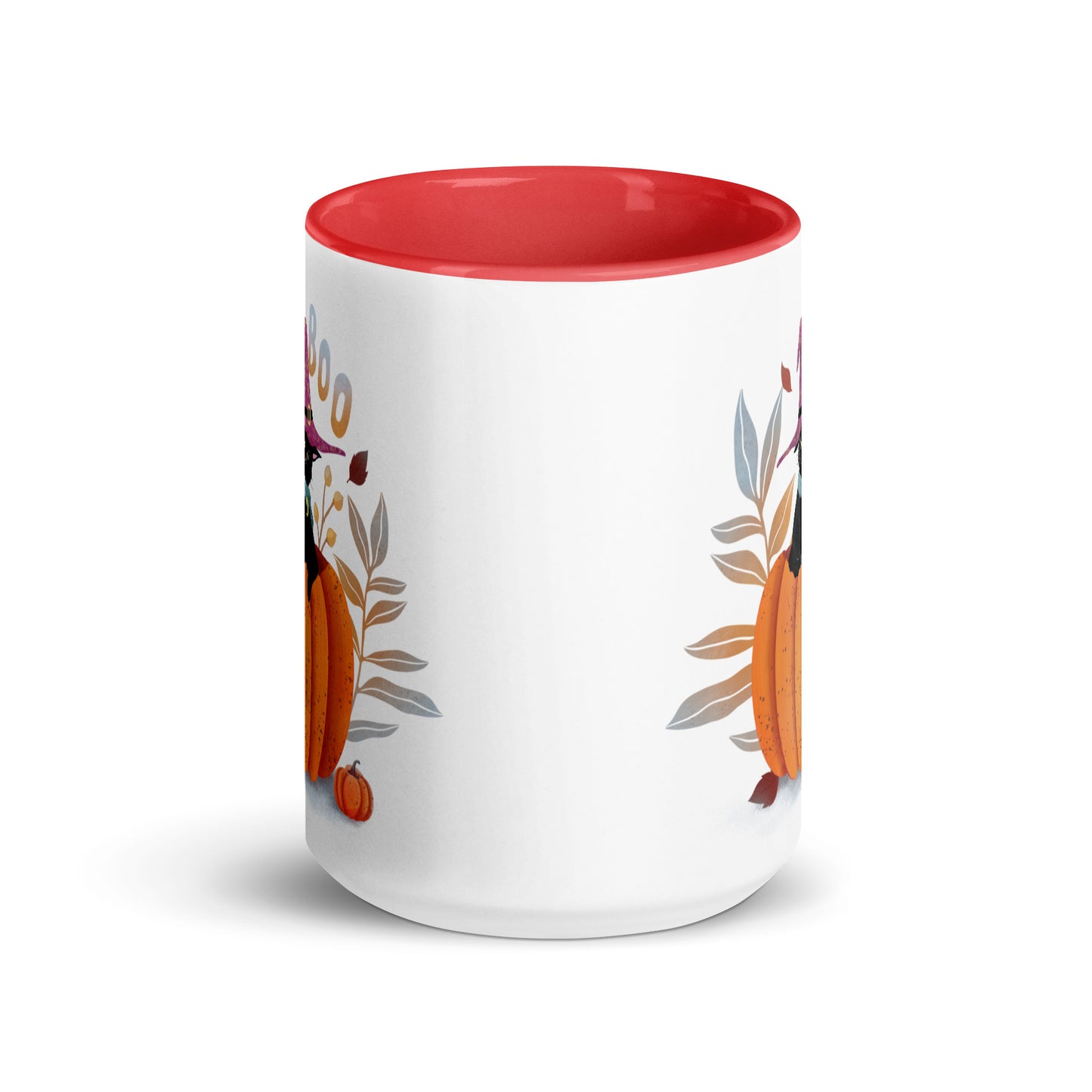 Magical Black Cat In A Pumpkin Coffee Mug