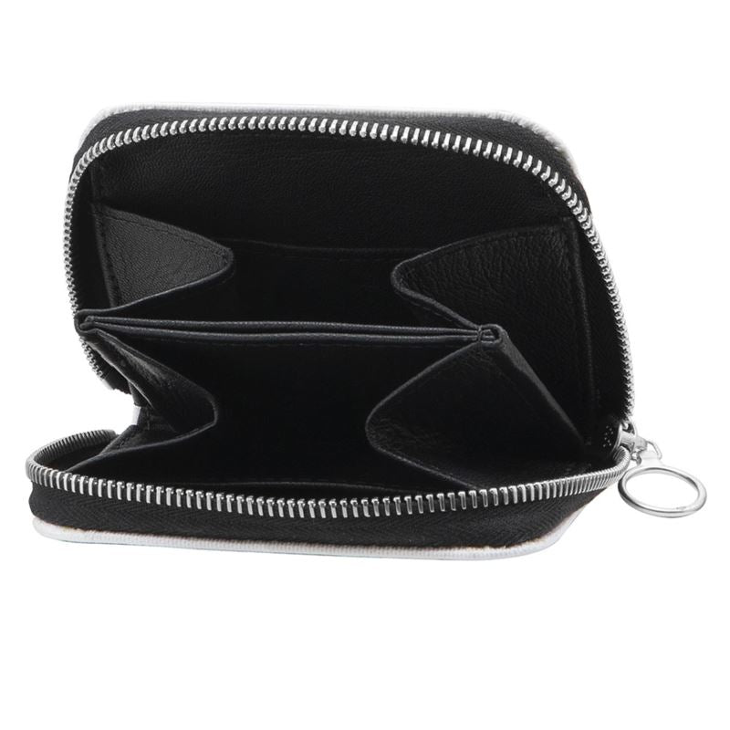 'Flora Dot' Mini Leather Zip Purse