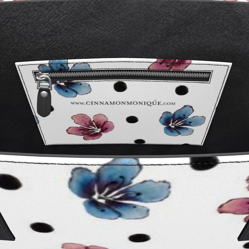 'Flora Dot' Leather Tote