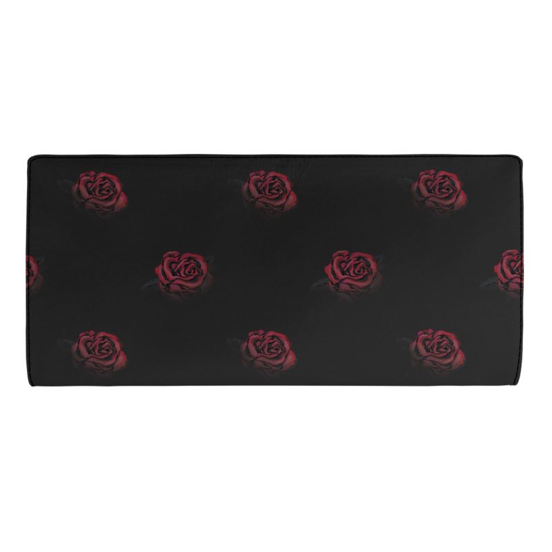 'Deep Rose' Leather Travel Wallet
