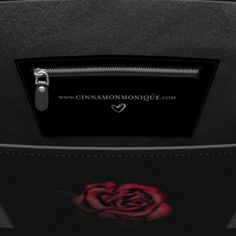 'Deep Rose' Leather Tote