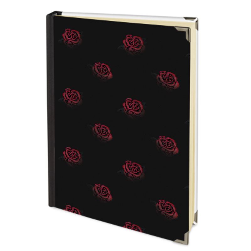 'Deep Rose' Hardcover Journal
