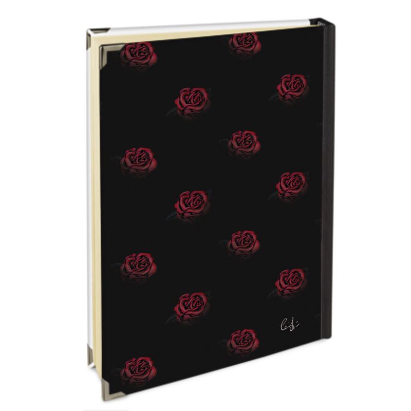 'Deep Rose' Hardcover Journal