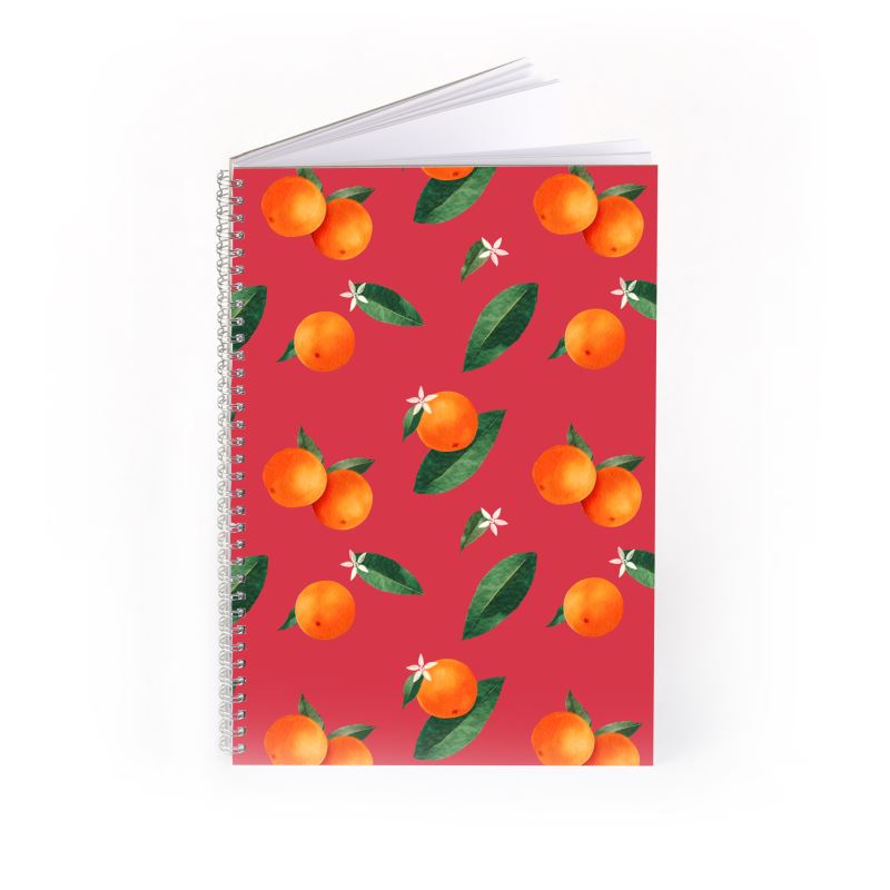 'Midsummer Orange' Spiral Notebook