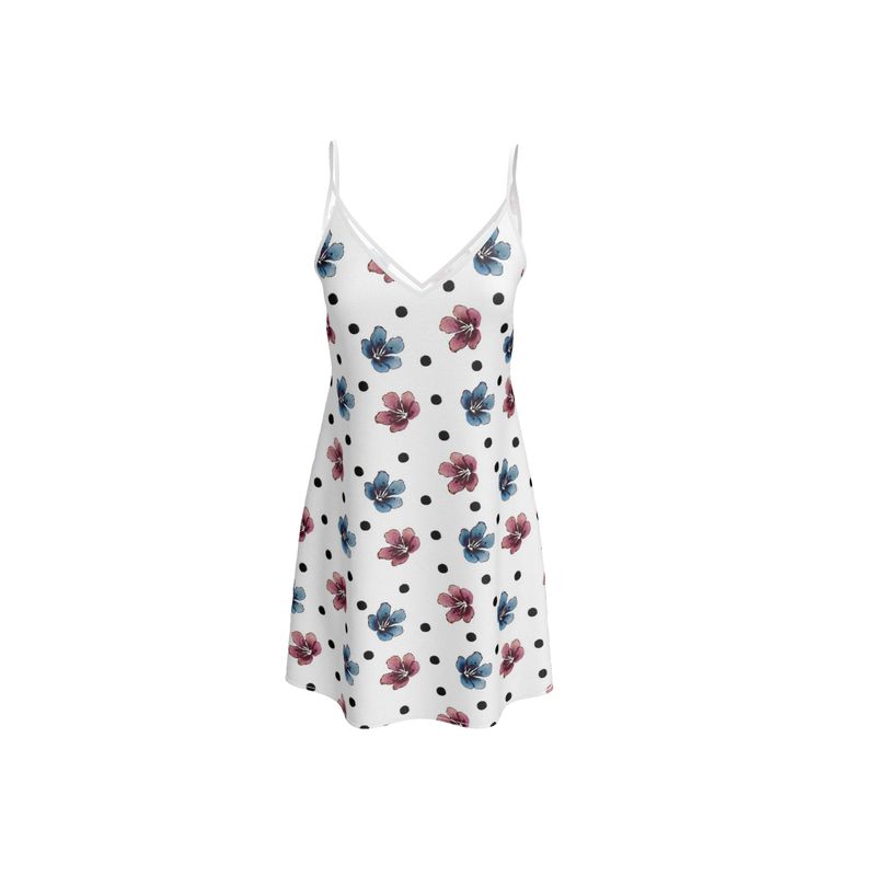 'Flora Dot' Slip Dress
