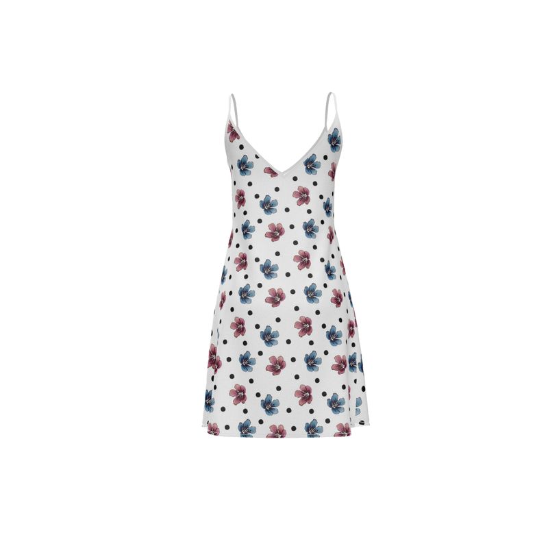 'Flora Dot' Slip Dress