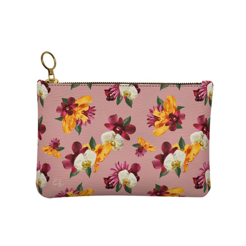 'Orquídea' Leather Clutch