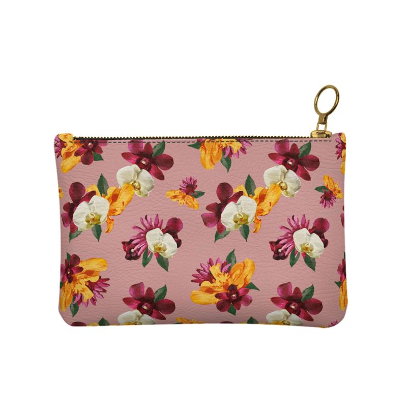 'Orquídea' Leather Clutch