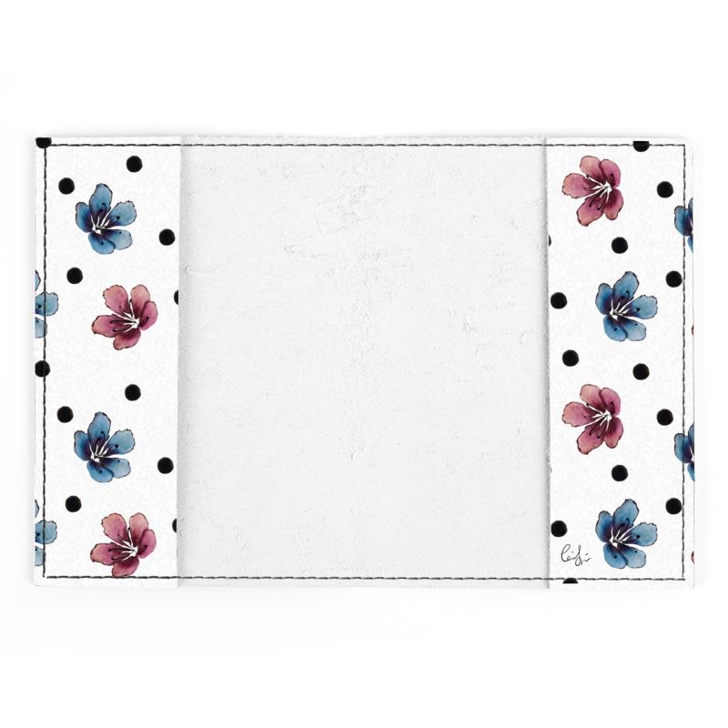 'Flora Dot' Passport Sleeve