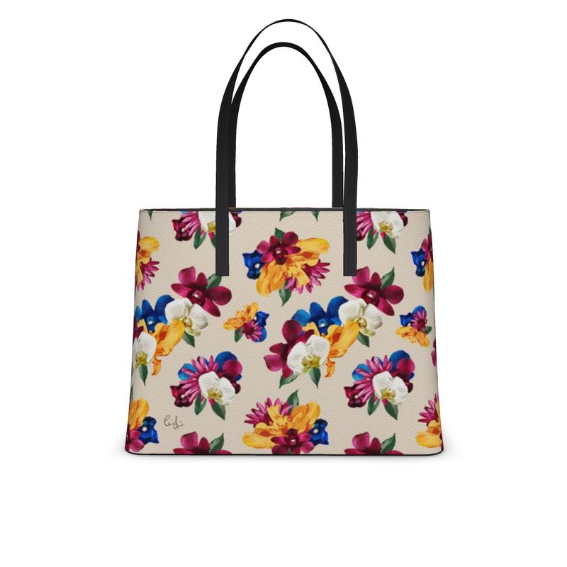 'Orquídea II' Leather Tote