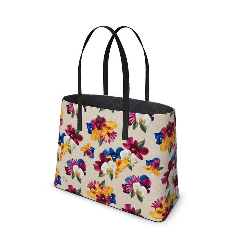 'Orquídea II' Leather Tote