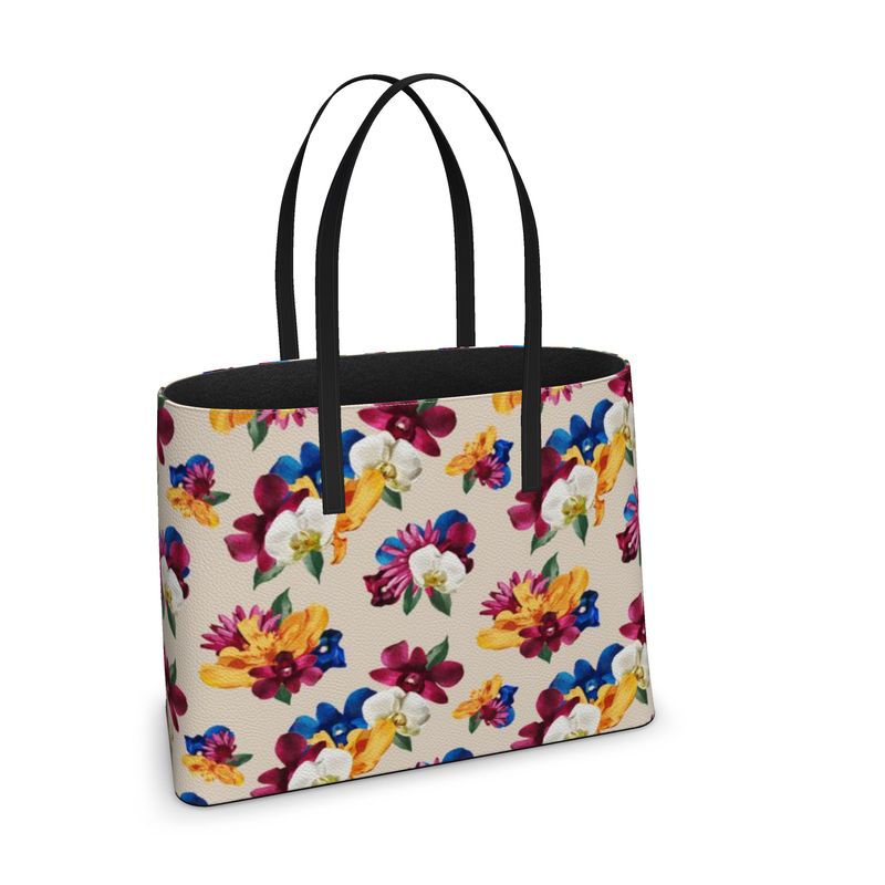 'Orquídea II' Leather Tote