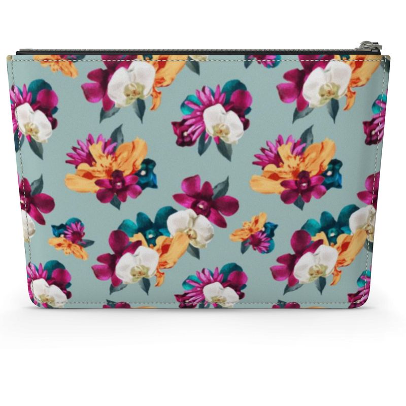 'Orquídea III' Leather Pouch