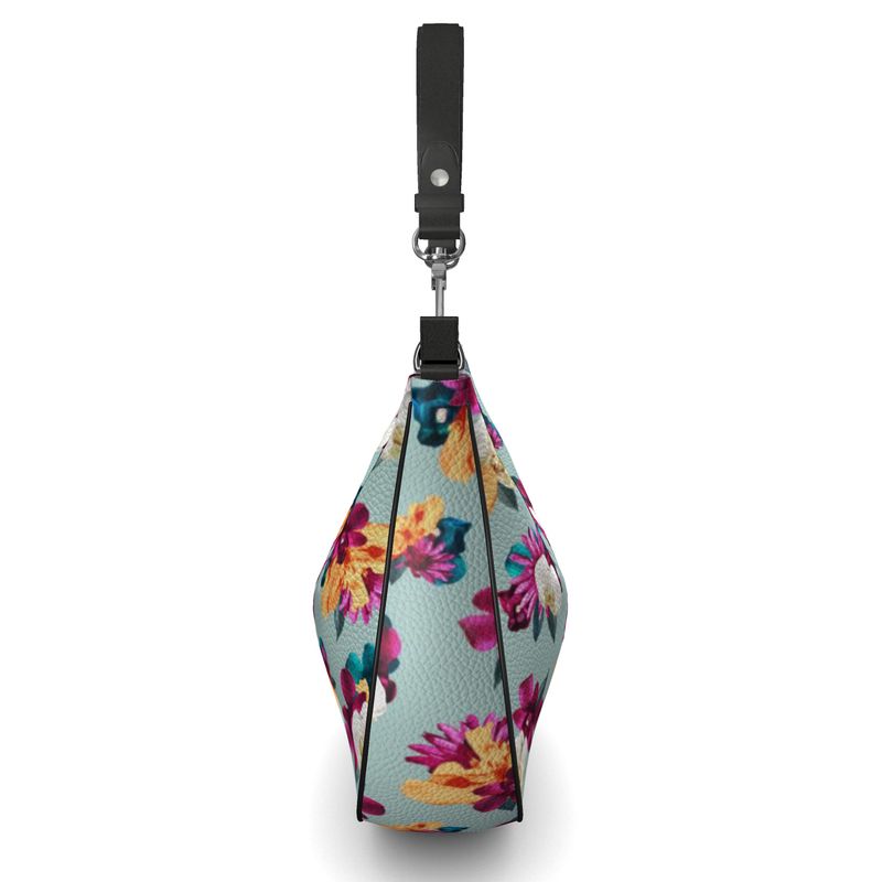 'Orquídea III' Curved Hobo Bag