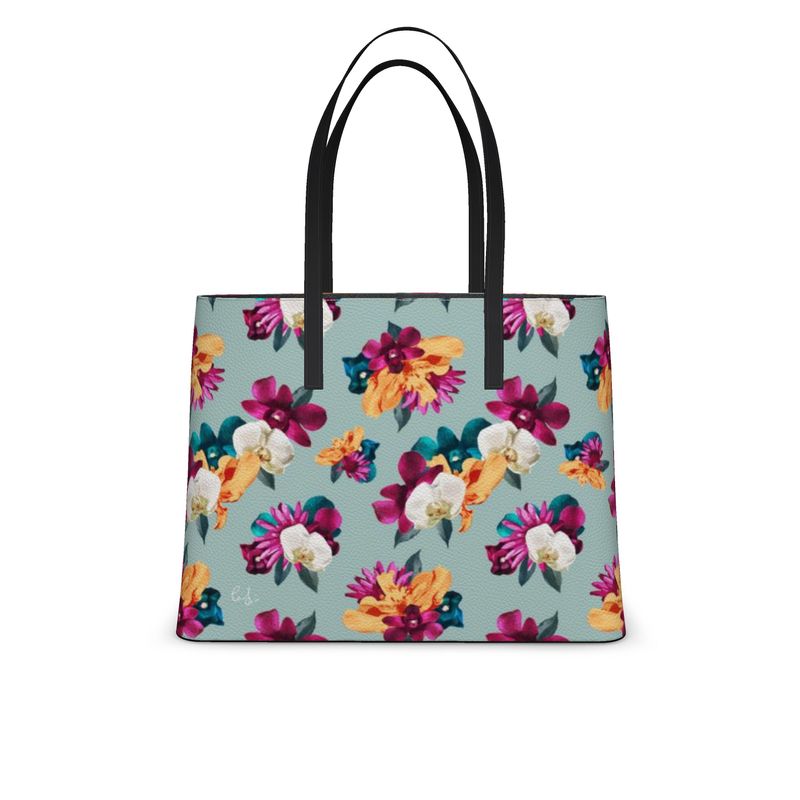 'Orquídea III' Leather Tote