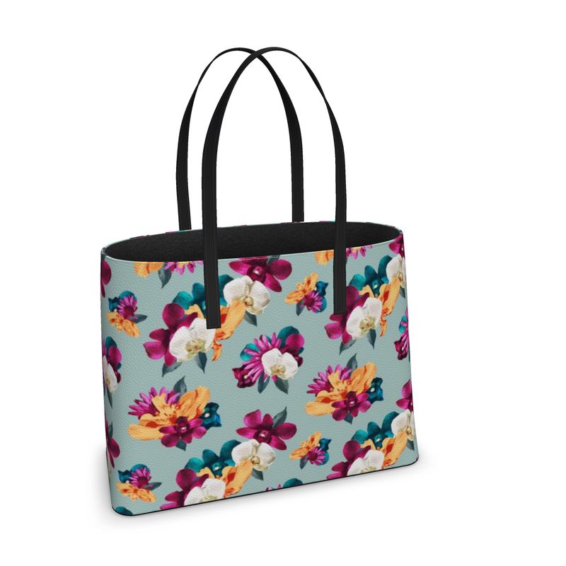 'Orquídea III' Leather Tote