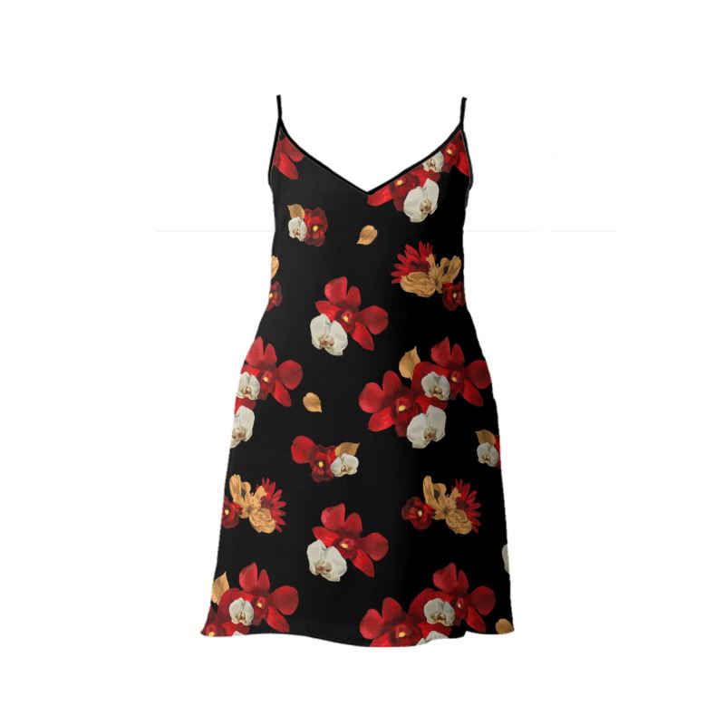'Orquídea IV' Slip Dress