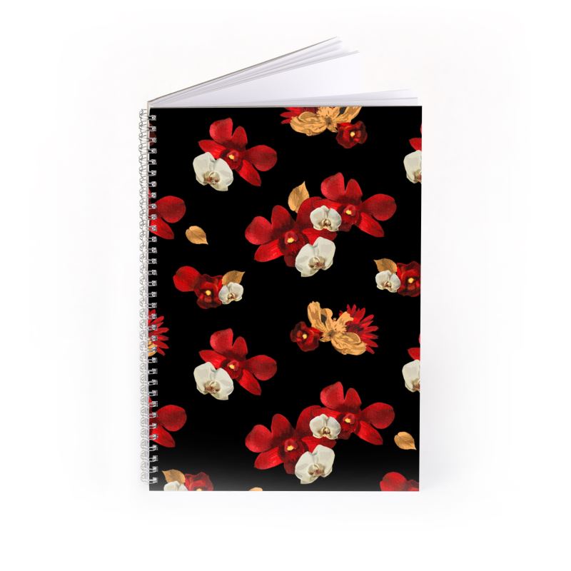'Orquídea IV' Spiral Notebook