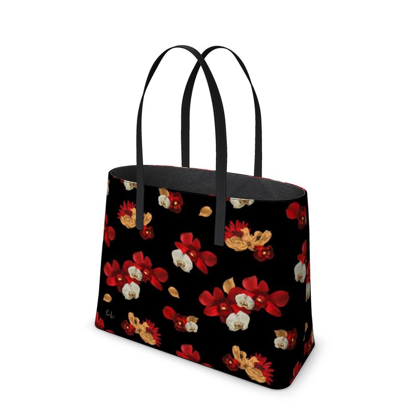 'Orquídea IV' Leather Tote
