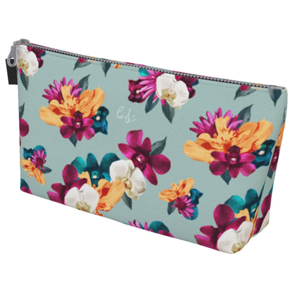 'Orquídea III' Canvas Makeup Bag