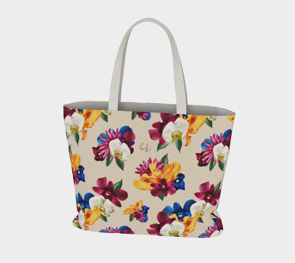 'Orquídea II' Maxi Tote