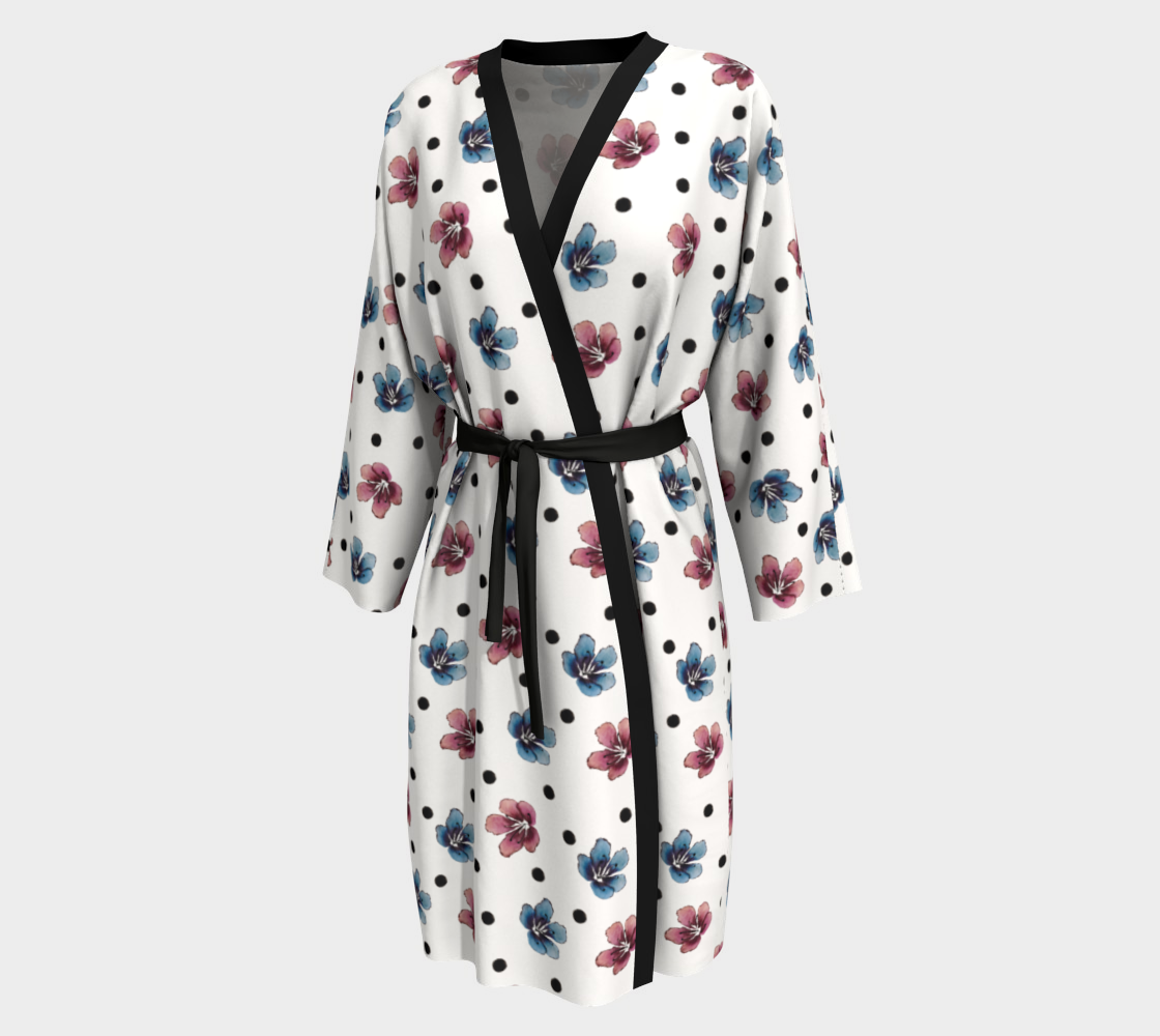 'Flora Dot' Peignoir