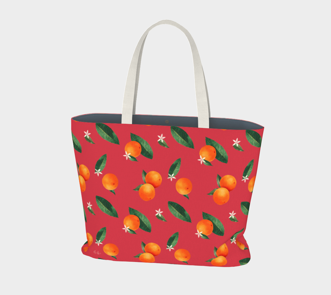 'Midsummer Orange' Maxi Tote