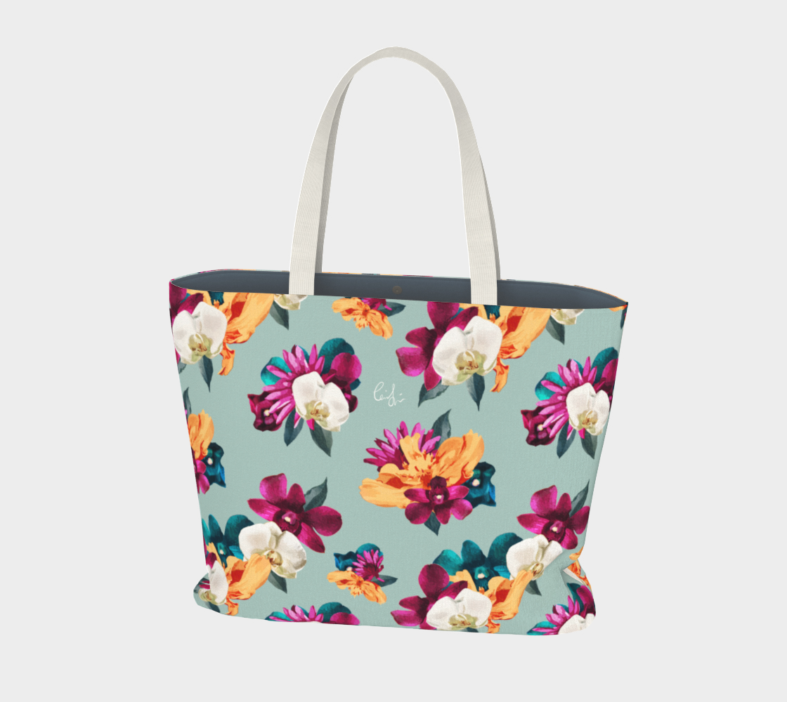 'Orquídea III' Maxi Tote