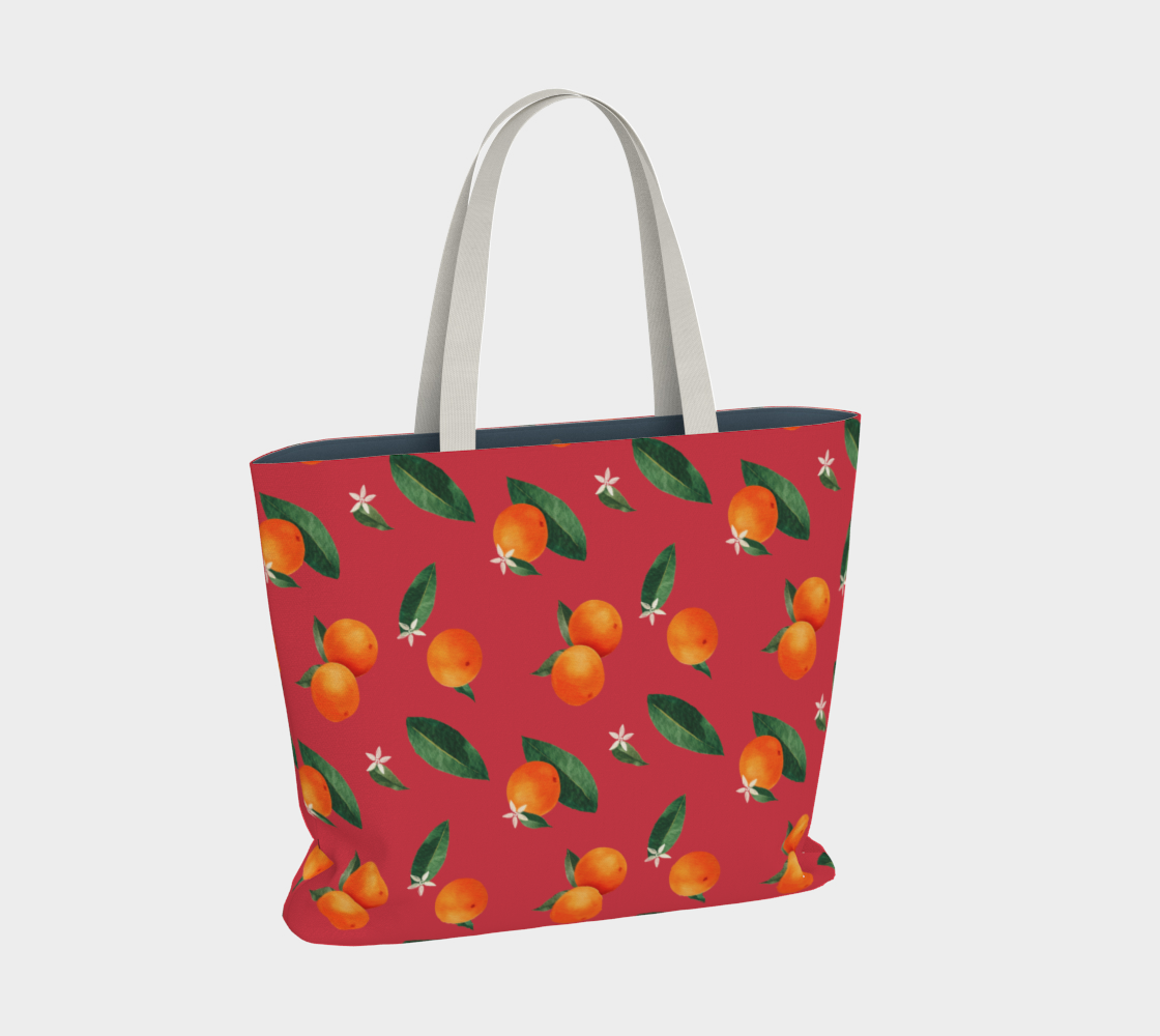 'Midsummer Orange' Maxi Tote