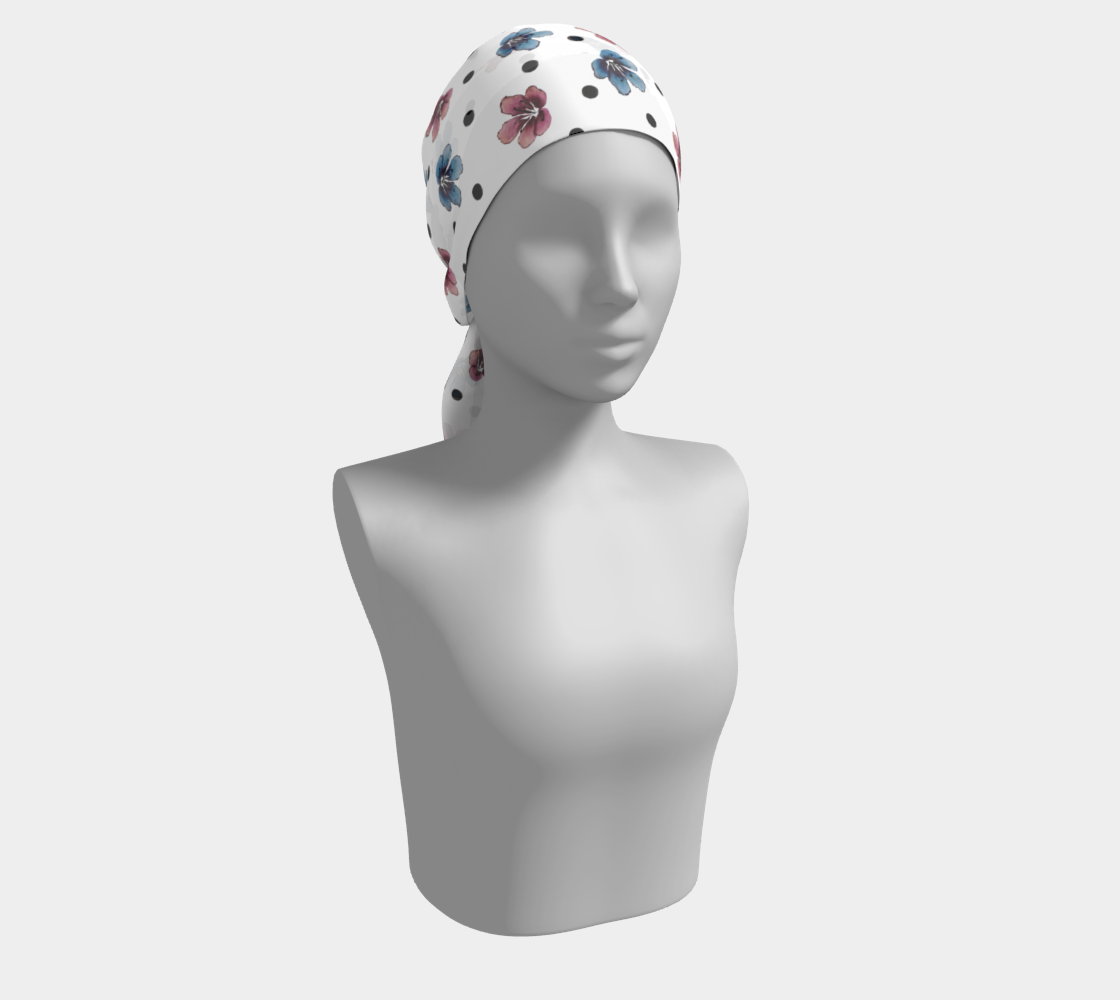 'Flora Dot' Long Scarf