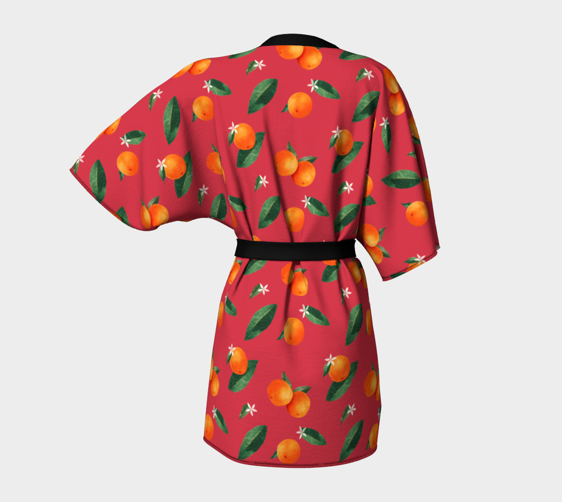 'Midsummer Orange' Kimono