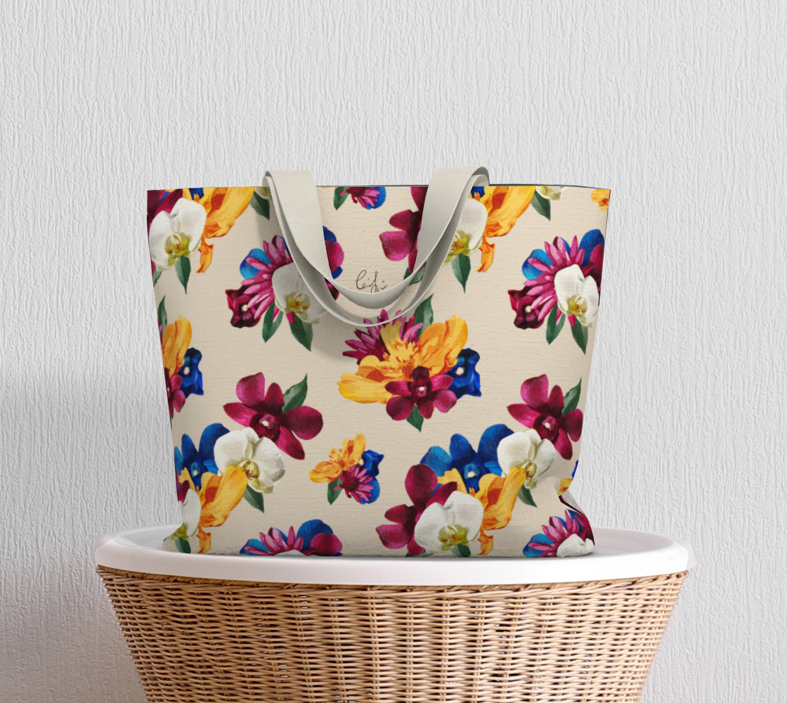 'Orquídea II' Maxi Tote