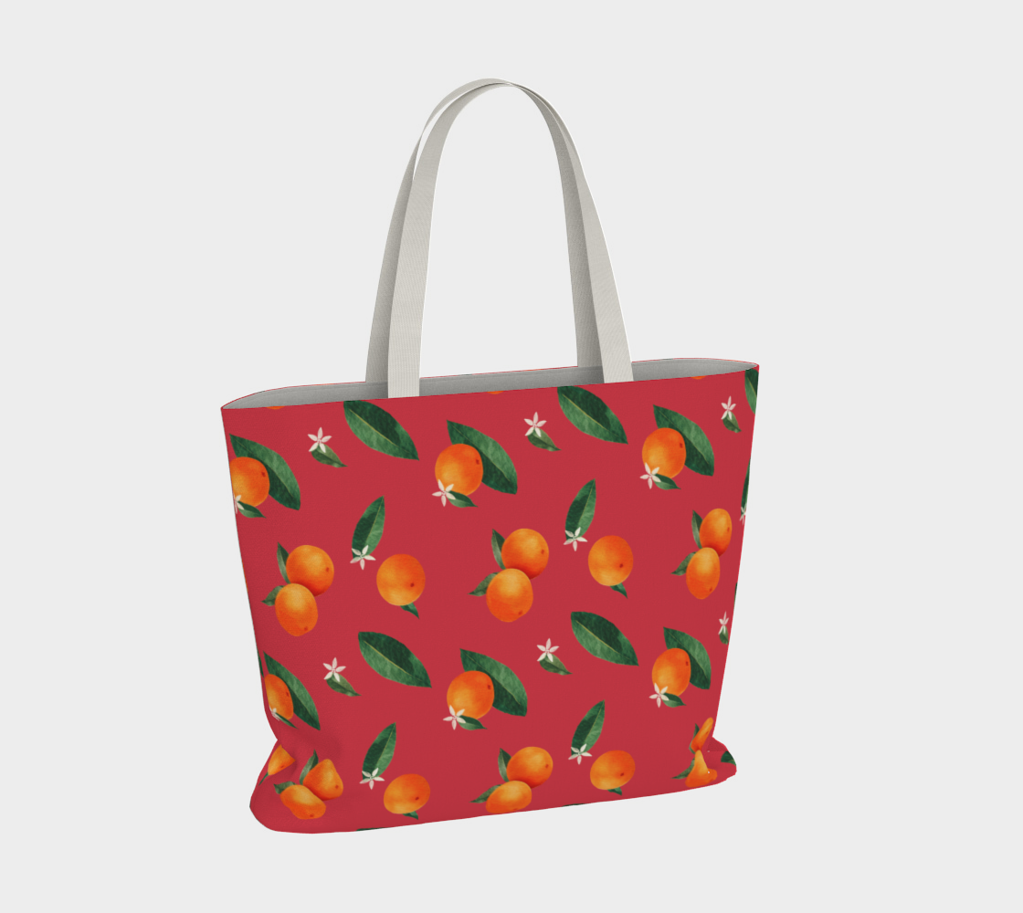 'Midsummer Orange' Maxi Tote